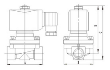 電磁水閥結構圖